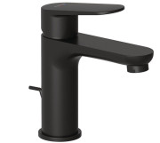 Смеситель для раковины Kludi X1 с донным клапаном черный матовый 322763975