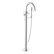 Змішувач для ванної кімнати Kludi Nova Fonte підлоговий з душовим гарнітуром хром 205900515