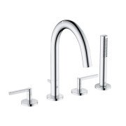 Змішувач на борт ванни Kludi Nova Fonte з душовим гарнітуром хром 204250515