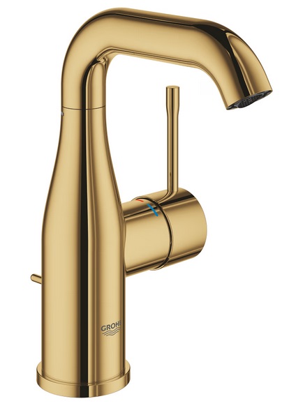 Смеситель для раковины Grohe Essence M-Size с донным клапаном холодный рассвет 24173GL1