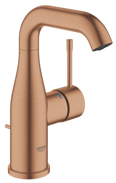 Змішувач для раковини Grohe Essence M-Size із донним клапаном теплий захід сонця матовий 24173DL1