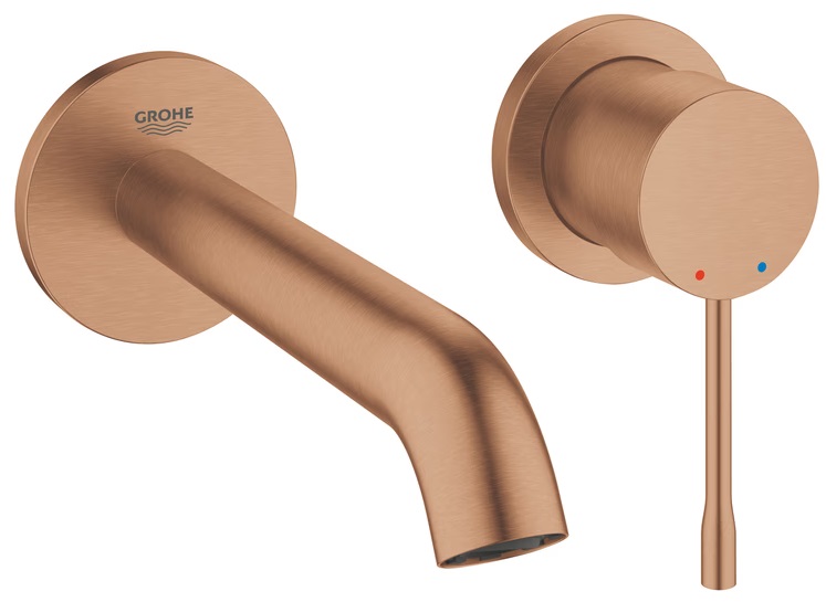 Смеситель для раковины Grohe Essence однорычажный настенный теплый закат матовый 29192DL1