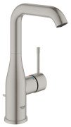 Смеситель для раковины Grohe Essence L-Size с донным клапаном суперсталь 24174DC1