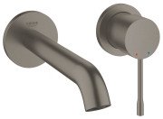 Змішувач для раковини Grohe Essence настінний одноважільний темний графіт матовий 29192AL1
