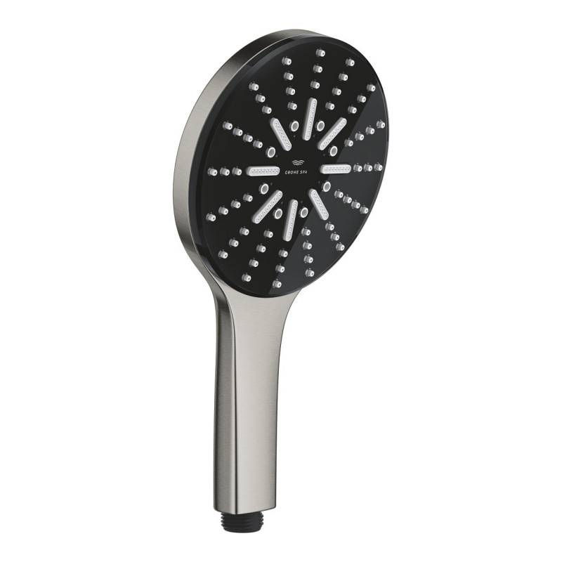 Душова лійка Grohe Rainshower Aqua 130 мм 3-режимна суперсталь 101676DC00