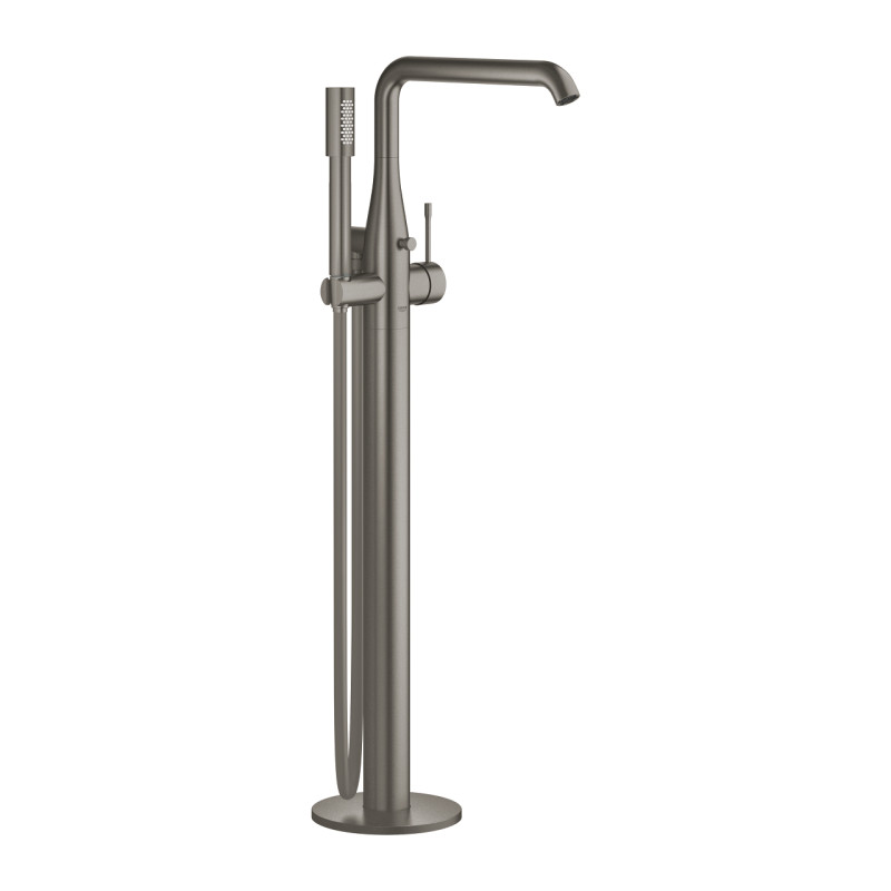 Смеситель для ванной Grohe Essence напольный с душевым гарнитуром графит темный матовый 25248AL1