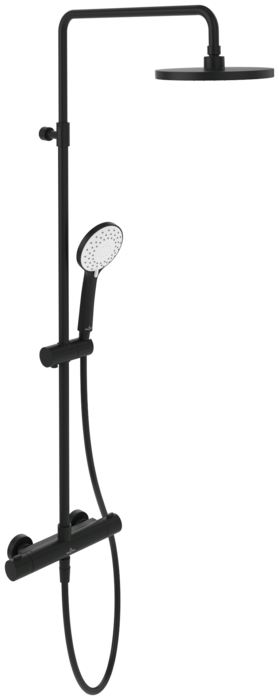 Душевая система Villeroy & Boch Universal Showers с термостатом матовый черный TVS109002000K5