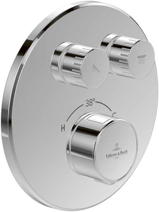 Термостат для душу Villeroy & Boch Universal Taps & Fittings вбудований хром TVS00004000061