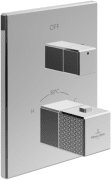 Термостат для душа Villeroy & Boch Mettlach встраиваемый хром TVT12600100061