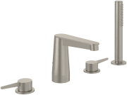 Смеситель на борт ванны Villeroy & Boch Conum на 4 отверстия матовый никель TVT12700200064