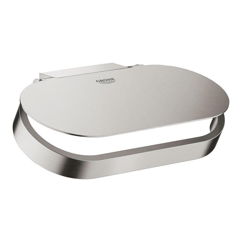Держатель для туалетной бумаги Grohe Selection с крышкой металл суперсталь 41069DC0