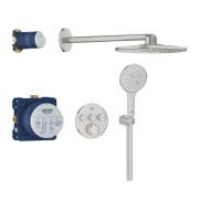 Душевая система скрытого монтажа Grohe Grohtherm SmartControl с Rainshower SmartActive 310 суперсталь 34863DC0