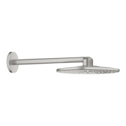 Верхний душ Grohe Rainshower SmartActive 310 2 режима с кронштейном суперсталь 26475DC0