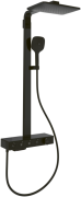 Душевая стойка Villeroy & Boch Infinity Showers с термостатом матовый черный TVS110005000K5