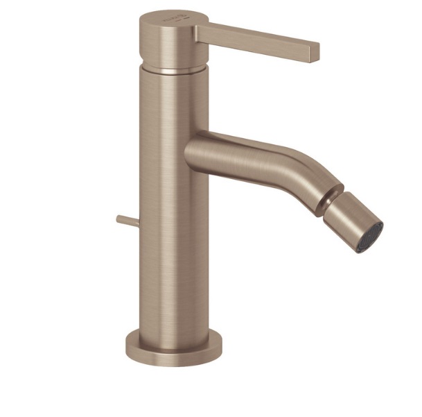 Змішувач для біде Kludi Nova Fonte з донним клапаном брашована бронза PVD 20216N115