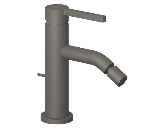 Смеситель для биде Kludi Nova Fonte с донным клапаном серый матовый 20216O115