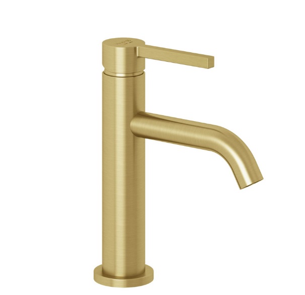 Змішувач для раковини Kludi Nova Fonte одноважільний брашоване золото PVD 20028N015