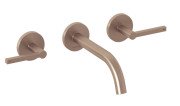 Смеситель для раковины Kludi Nova Fonte настенный брашированная бронза PVD 20144N115
