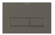 Кнопка змиву для унітазу Kludi Unifix подвійний змив пластик сірий матовий 32PP01O1