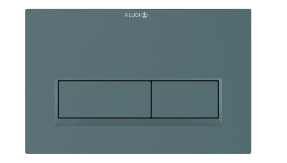 Кнопка змиву для унітазу Kludi Unifix подвійний змив пластик морський матовий 32PP01O3