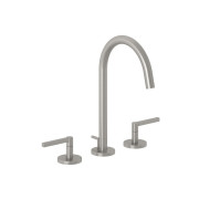 Змішувач для раковини Kludi Nova Fonte на 3 отвори нікель брошений PVD 20143N515