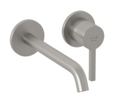 Змішувач для раковини Kludi Nova Fonte настінний одноважільний брашований нікель PVD 20245N515