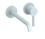 Змішувач для раковини Kludi Nova Fonte одноважільний настінний блакитний матовий 20245O415