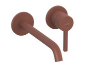 Змішувач для раковини Kludi Nova Fonte настінний одноважільний кораловий матовий 20245O515