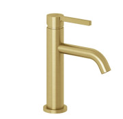 Смеситель для раковины Kludi Nova Fonte с донным клапаном брашированное золото PVD 20289N015