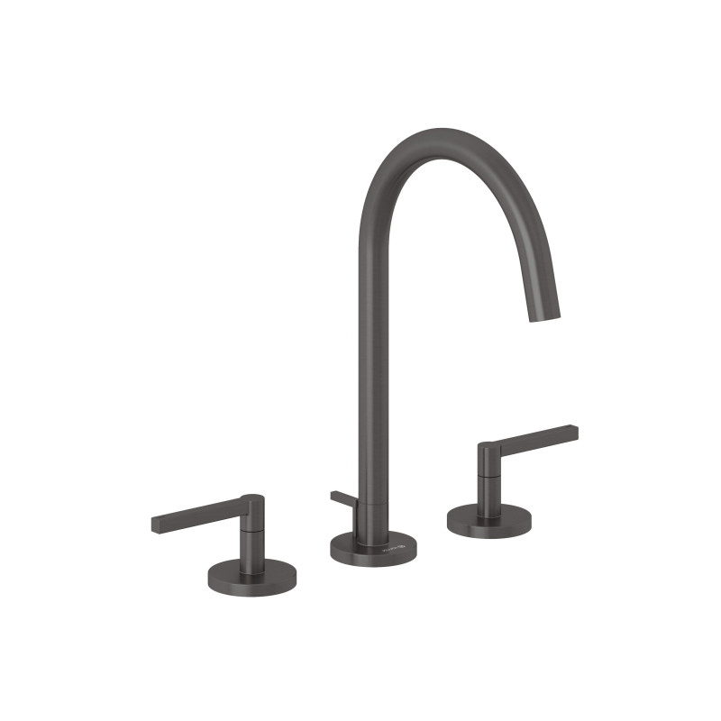 Смеситель для раковины Kludi Nova Fonte на 3 отверстия оружейная сталь PVD 20143N215