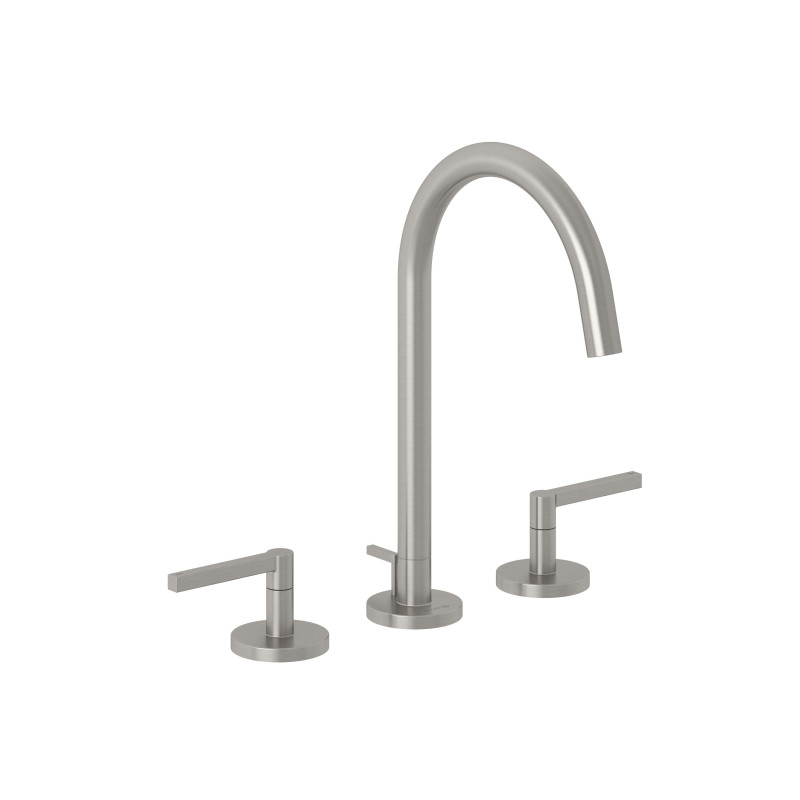 Смеситель для раковины Kludi Nova Fonte на 3 отверстия брашированный никель PVD 20143N515