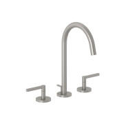 Змішувач для раковини Kludi Nova Fonte на 3 отвори нікель брошений PVD 20143N515