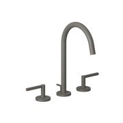 Смеситель для раковины Kludi Nova Fonte на 3 отверстия серый матовый 20143O115