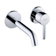 Смеситель для раковины Kludi Nova Fonte настенный однорычажный хром 202440515