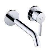 Смеситель для раковины Kludi Nova Fonte настенный однорычажный хром 202450515