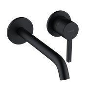 Смеситель для раковины Kludi Nova Fonte настенный однорычажный черный матовый 202453915