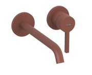 Змішувач для раковини Kludi Nova Fonte настінний одноважільний кораловий матовий 20245O515