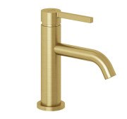 Змішувач для раковини Kludi Nova Fonte з донним клапаном брашоване золото PVD 20266N015