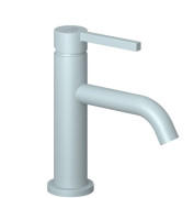 Смеситель для раковины Kludi Nova Fonte с донным клапаном голубой матовый 20266O415