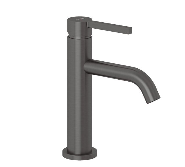 Смеситель для раковины Kludi Nova Fonte с донным клапаном оружейная сталь PVD 20288N215