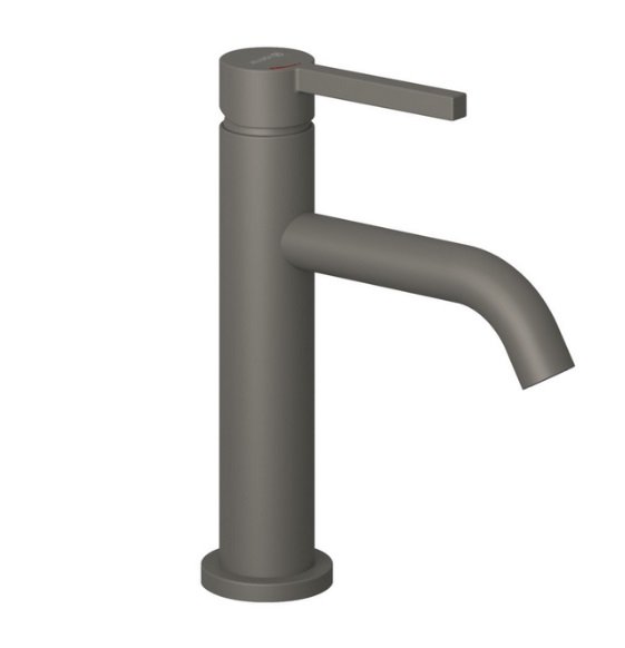 Змішувач для раковини Kludi Nova Fonte із донним клапаном сірий матовий 20289O115