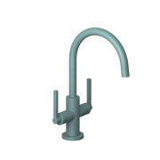 Смеситель для раковины Kludi Nova Fonte двухрычажный морской матовый 20118O315