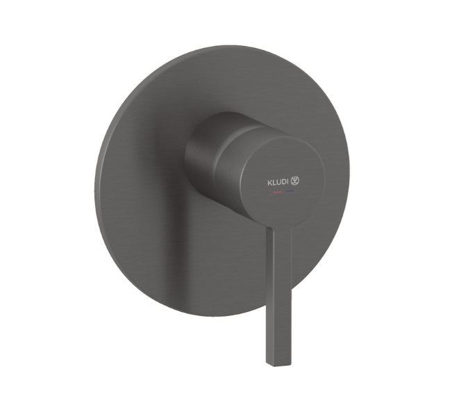 Смеситель для душа Kludi Nova Fonte встраиваемый однорычажный оружейная сталь PVD 20755N215