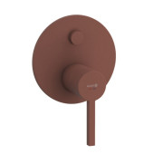 Змішувач для душу Kludi Nova Fonte одноважільний кораловий матовий 20759O515