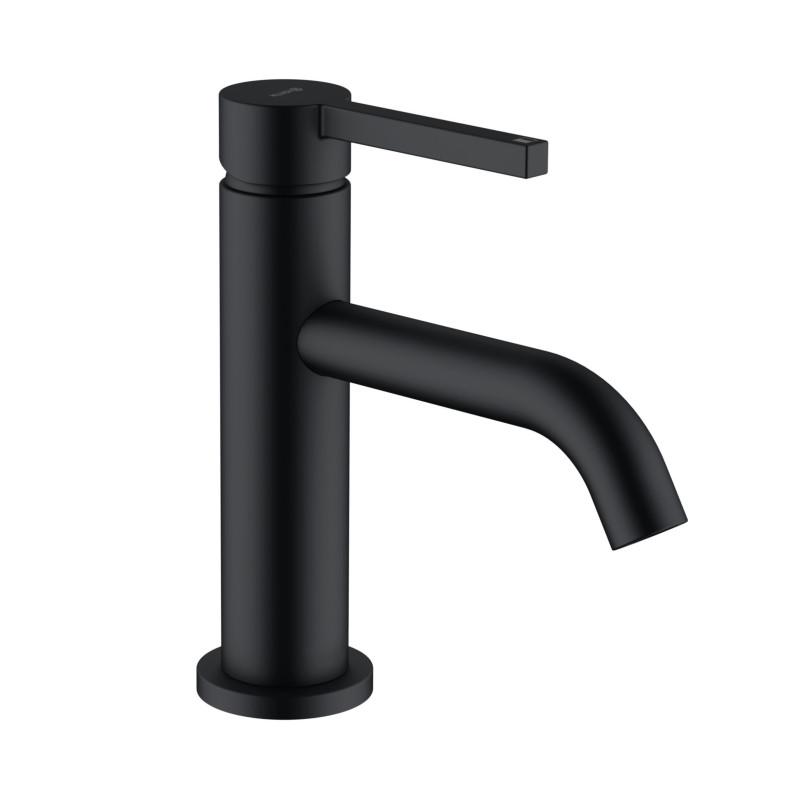 Смеситель для раковины Kludi Nova Fonte с донным клапаном черный матовый 202663915