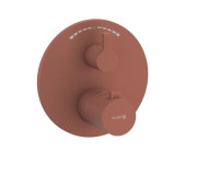 Термостат для душу Kludi Nova Fonte вбудований кораловий матовий 20810O515