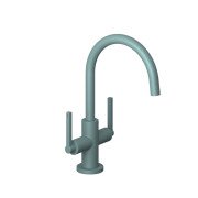 Змішувач для раковини Kludi Nova Fonte двоважільний морський матовий 20118O315