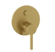 Смеситель для душа Kludi Nova Fonte встраиваемый однорычажный брашированное золото PVD 20759N015