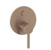 Смеситель для душа Kludi Nova Fonte встраиваемый однорычажный брашированная бронза PVD 20759N115