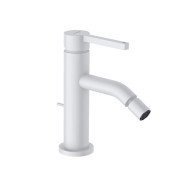 Смеситель для биде Kludi Nova Fonte с донным клапаном белый матовый 202165315